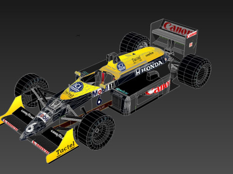F1 Williams FW12 3D-Modell