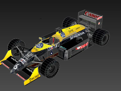 F1 Williams FW12 3D Model