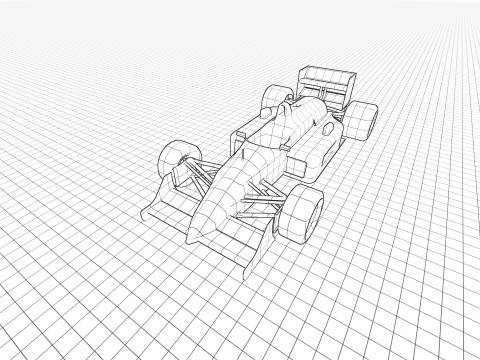 F1 Williams FW12 3D-Modell