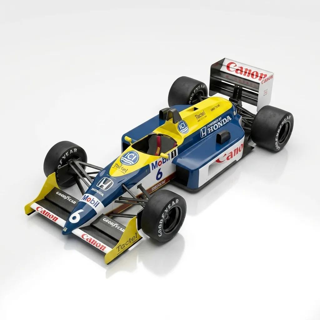 F1 Williams FW12 3D Model .c4d .max .obj .3ds .fbx .stl .blend 