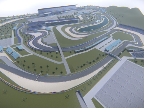 Autodromo Internacional San Angustino Modelo 3D
