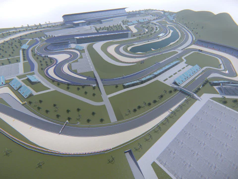 Autodromo Internacional 산 안구스티노 3D 모델
