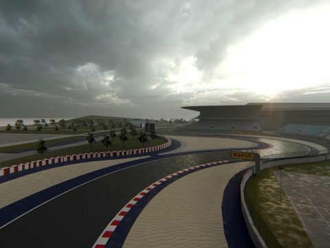Autodromo Internacional San Angustino Modello 3D