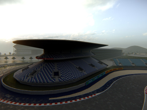 Autodromo Internacional San Angustino Modello 3D