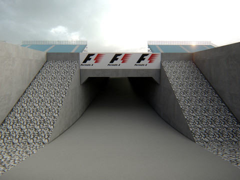 Autodromo Internacional San Angustino Modello 3D