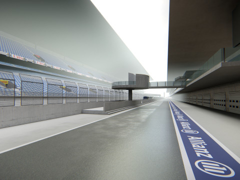 Autodromo Internacional San Angustino Modello 3D