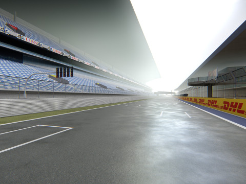 Autodromo Internacional San Angustino Modello 3D