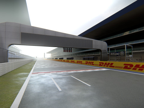 Autodromo Internacional San Angustino Modello 3D