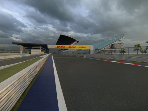 Autodromo Internacional San Angustino Modello 3D