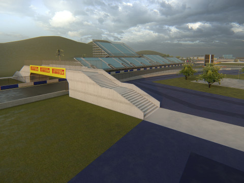 Autodromo Internacional San Angustino Modello 3D