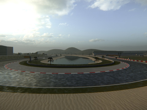 Autodromo Internacional San Angustino Modello 3D