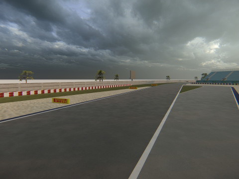 Autodromo Internacional San Angustino Modello 3D