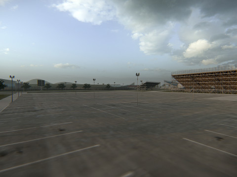 Autodromo Internacional San Angustino Modello 3D
