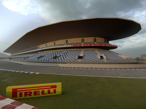 Autodromo Internacional San Angustino Modello 3D