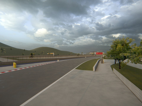 Autodromo Internacional San Angustino Modello 3D