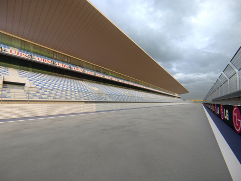 Autodromo Internacional San Angustino Modello 3D
