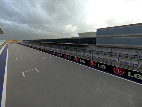 Autodromo Internacional San Angustino Modello 3D