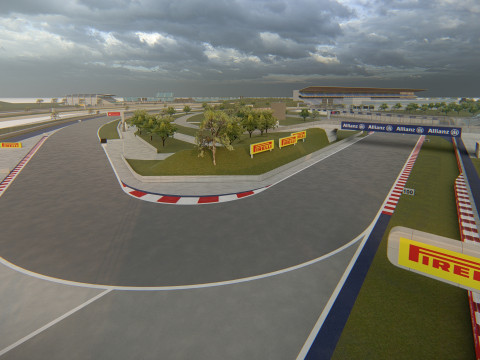 Autodromo Internacional San Angustino Modello 3D