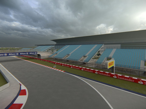 Autodromo Internacional San Angustino Modello 3D