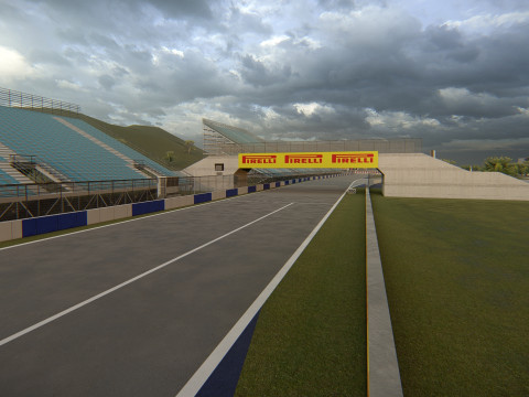 Autodromo Internacional San Angustino Modello 3D