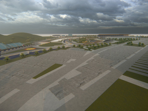 Autodromo Internacional San Angustino Modello 3D