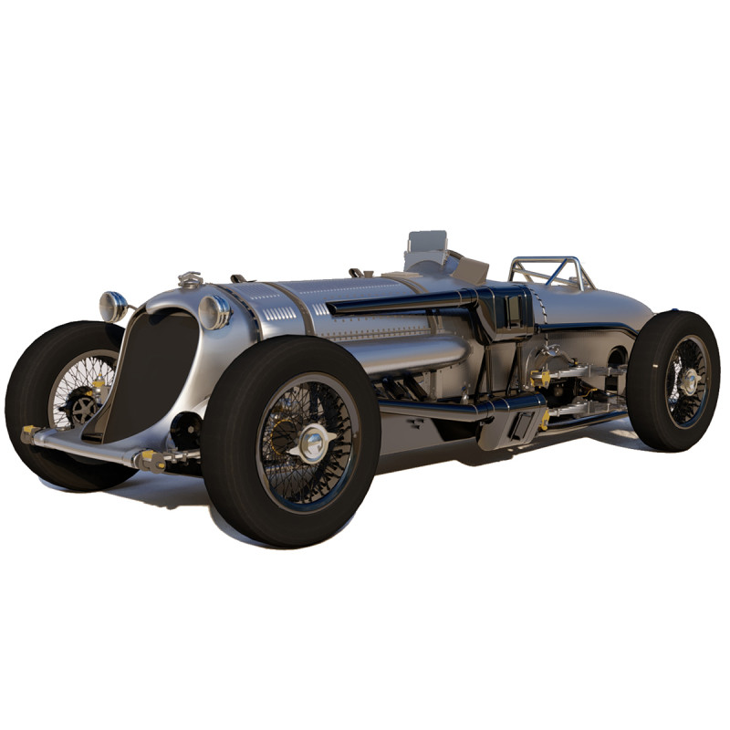 Napier Railton 1933 3D 모델 .c4d .max .obj .3ds .fbx .stl .blend 