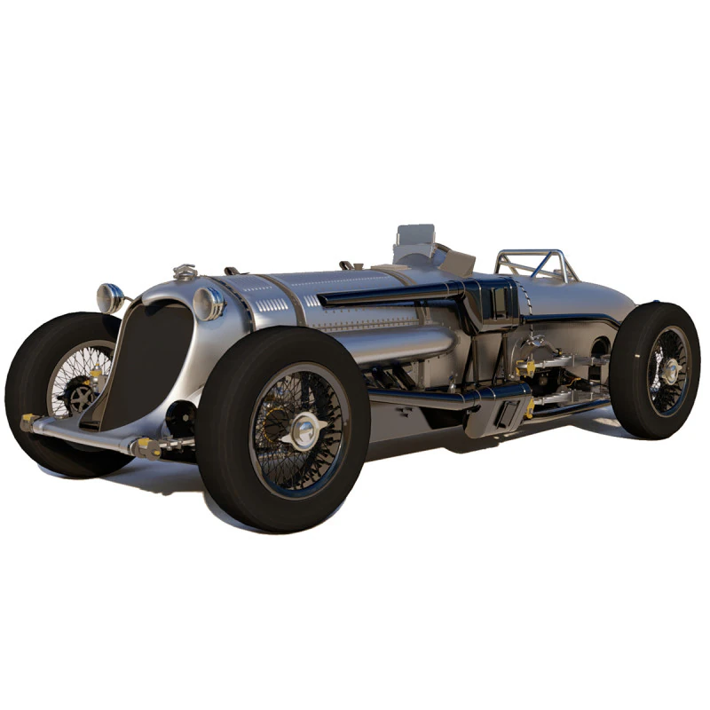Napier Railton 1933 3D Modell .c4d .max .obj .3ds .fbx .stl .blend 