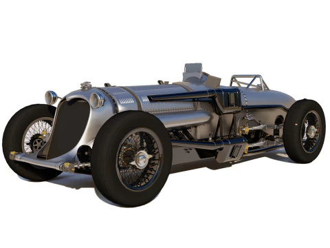 Napier Railton 1933 3D Modell