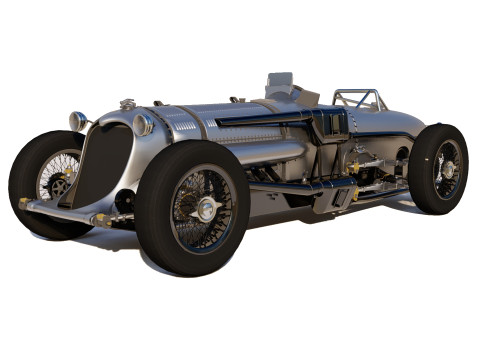 Napier Railton 1933 3D 모델