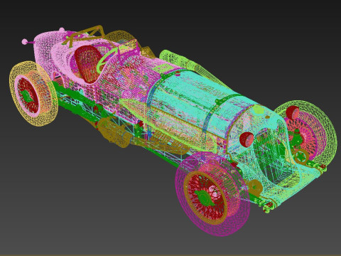 Napier Railton 1933 3D 모델