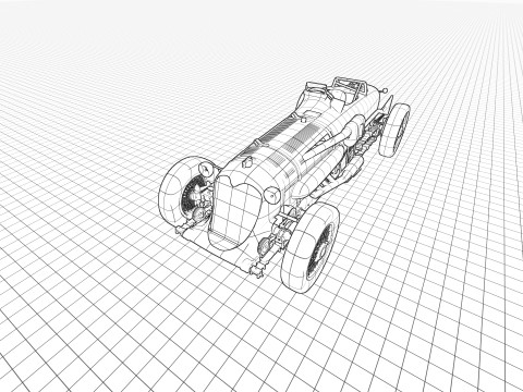 Napier Railton 1933 3D 모델