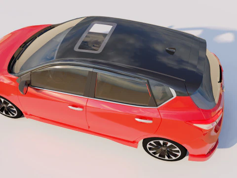 Nissan Tiida 2023 3D Model