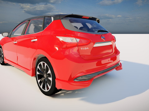 Nissan Tiida 2023 3D Модель