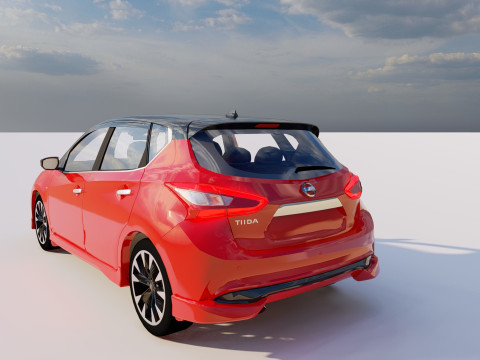 Nissan Tiida 2023 3D Модель