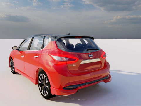 Nissan Tiida 2023 3D Model