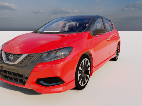 Nissan Tiida 2023 3D Модель