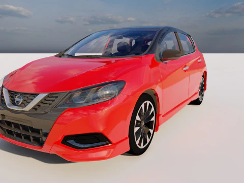 Nissan Tiida 2023 3D Model