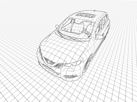 Nissan Tiida 2023 3D Модель