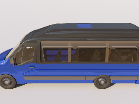 Renault Master Minibus Model 3D