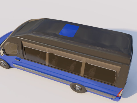 Renault Master Minibus Model 3D