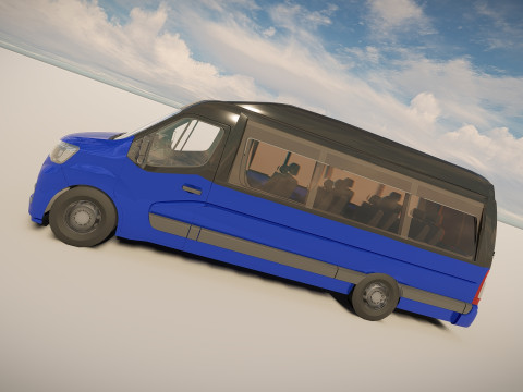 Renault Master Minibus Model 3D