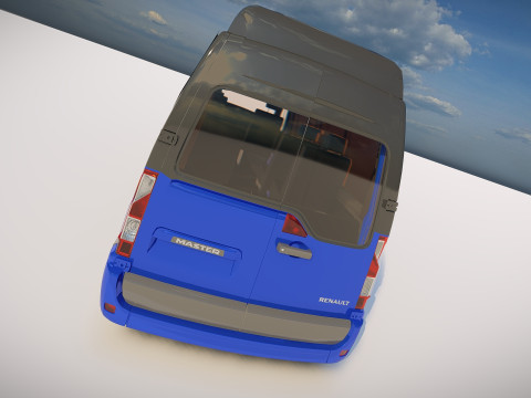 Renault Master Minibus Model 3D