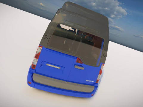 Renault Master Minibus 3D Model
