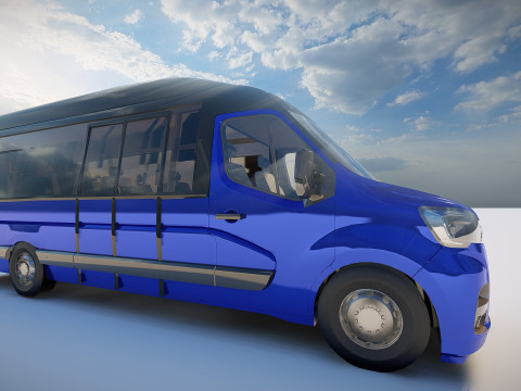 Renault Master Minibus Model 3D