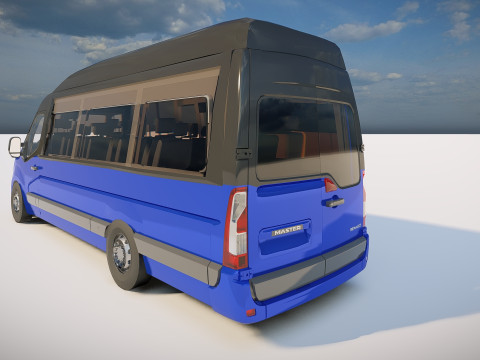 Renault Master Minibus Model 3D