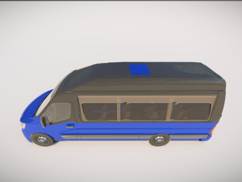 Renault Master Minibus Model 3D