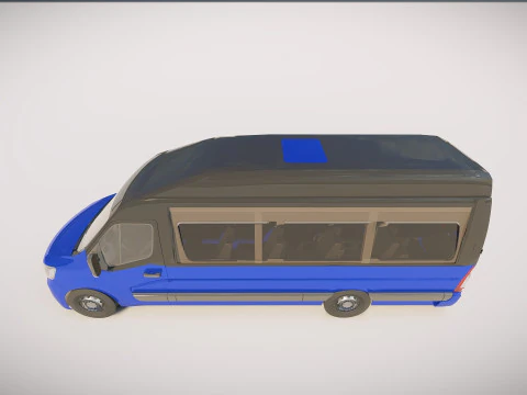 Renault Master Minibus 3D Model