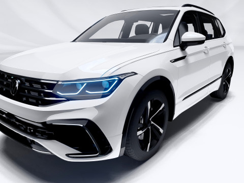 Volkswagen Tiguan 2024 3D Model