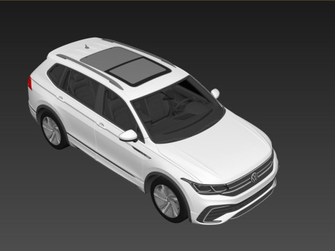 Volkswagen Tiguan 2024 3D Model