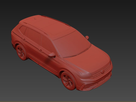 Volkswagen Tiguan 2024 3D Model